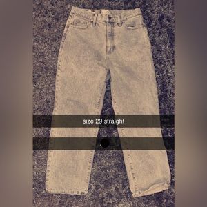 Target jeans 29 regular, straight jeans